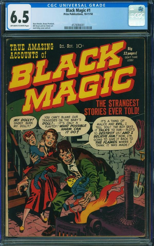 Image for Black Magic #1 CGC 6.5