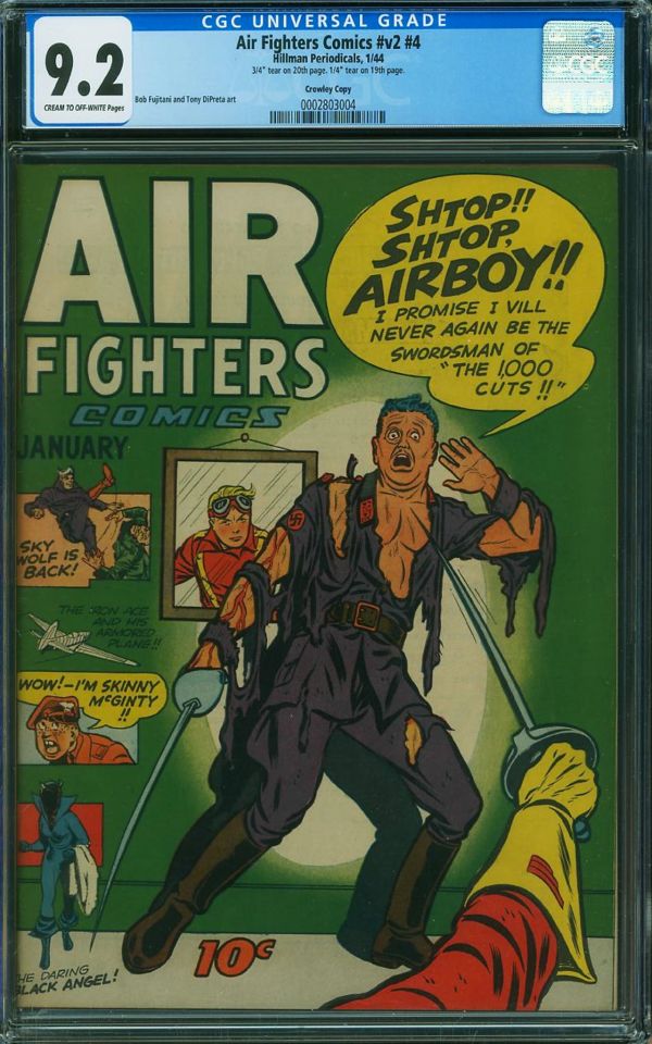 Image for Air Fighters Comics Vol. 2 #4 CGC 9.2