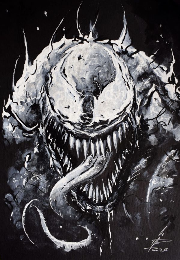 Image for Venom Acrylic Painting
