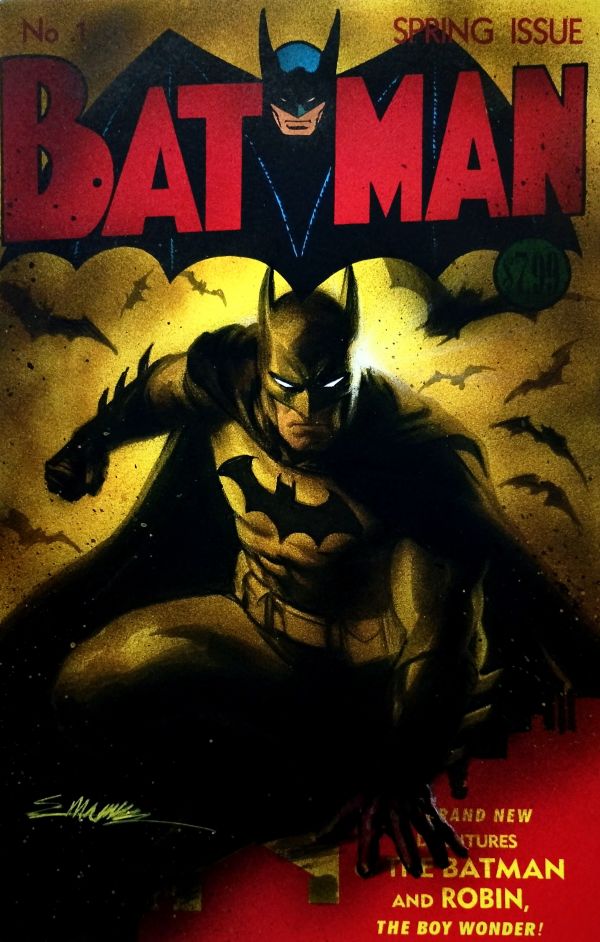 Image for Batman sketch cover  by Manu Silva 