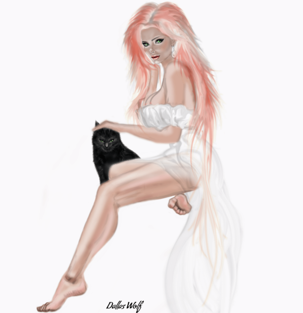 Image for Fun!Pink Black Cat