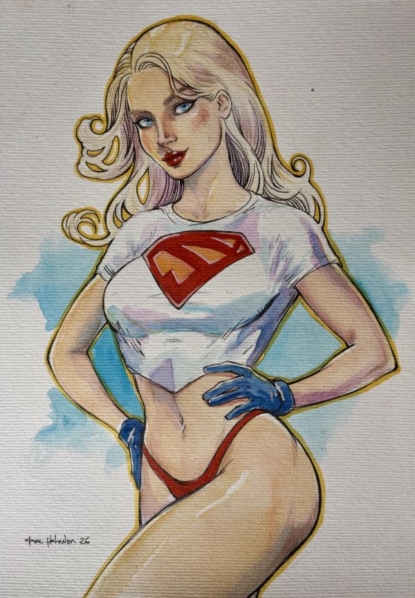 Image for Supergirl pinup 9x12