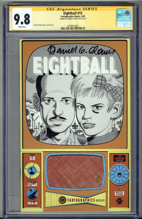Image for EIGHTBALL #15 CGC 9.8 SS SIGNED DANIEL CLOWES CELEBRATED CARTOONIST LOW POP RARE