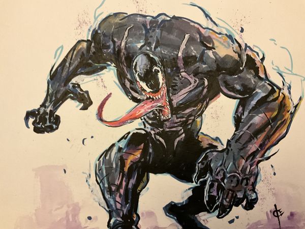 Image for Venom on water color paper