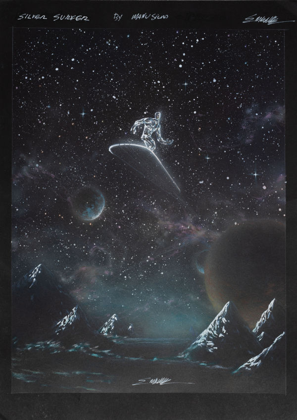 Image for Silver Surfer Original Art by Manu Silva