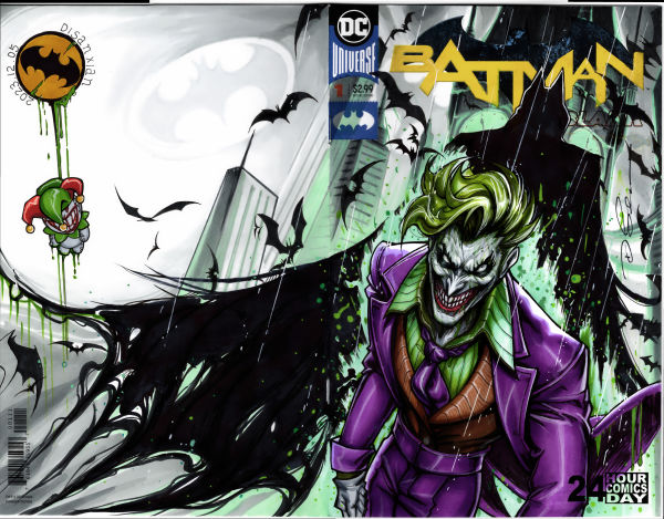 Image for Joker Wraparound Sketch Cover by Disanxian