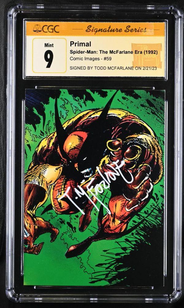 Image for Primal #59 CGC 9 Signed by Todd Mcfarlane