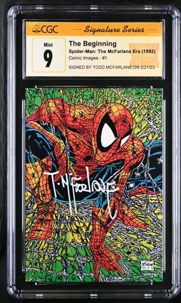 Image for The Beginning #1 CGC 9 Signed by Todd Mcfarlane