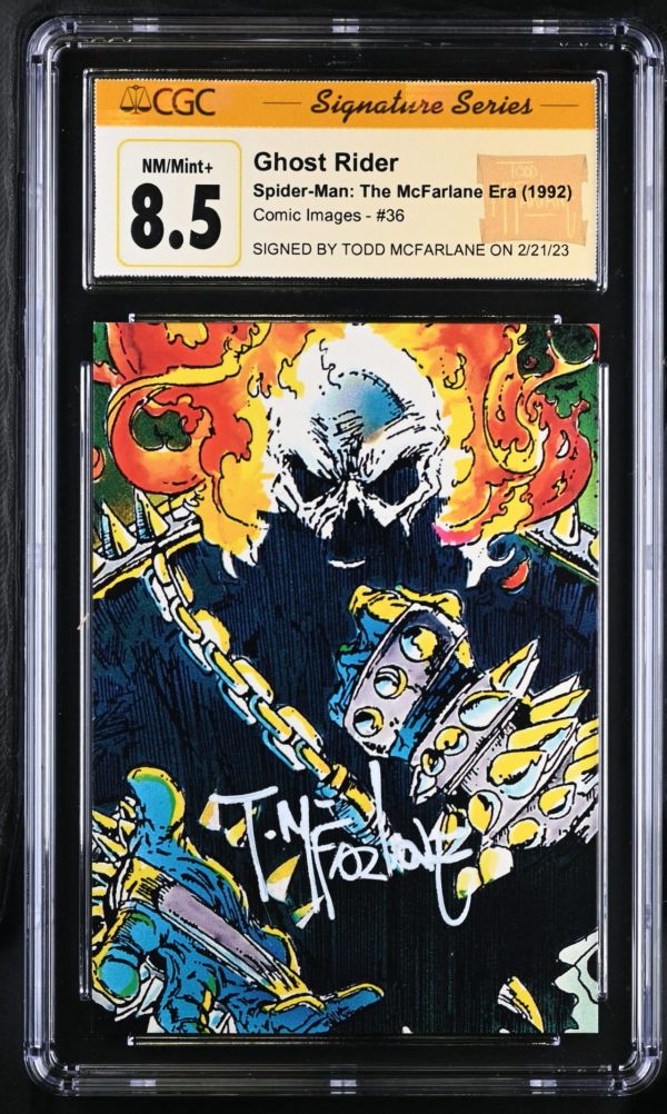 Image for Ghost Rider #36 CGC 8.5 Signed by Todd Mcfarlane