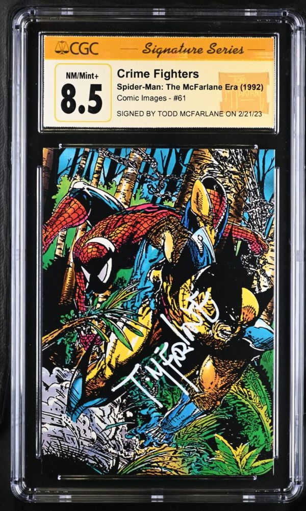 Image for Crime Fighters #61 CGC 8.5 Signed by Todd Mcfarlane