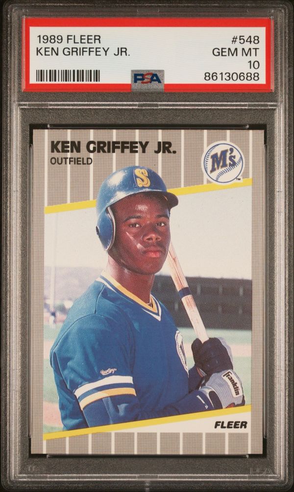 Image for 1989 Fleer Ken Griffey Jr. #548 PSA 10
