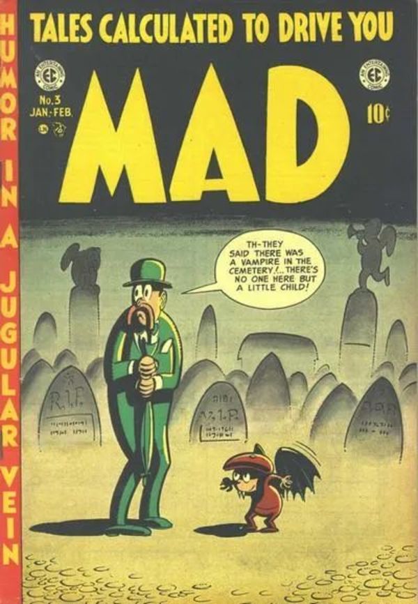 Image for Mad #3 CGC 1.8