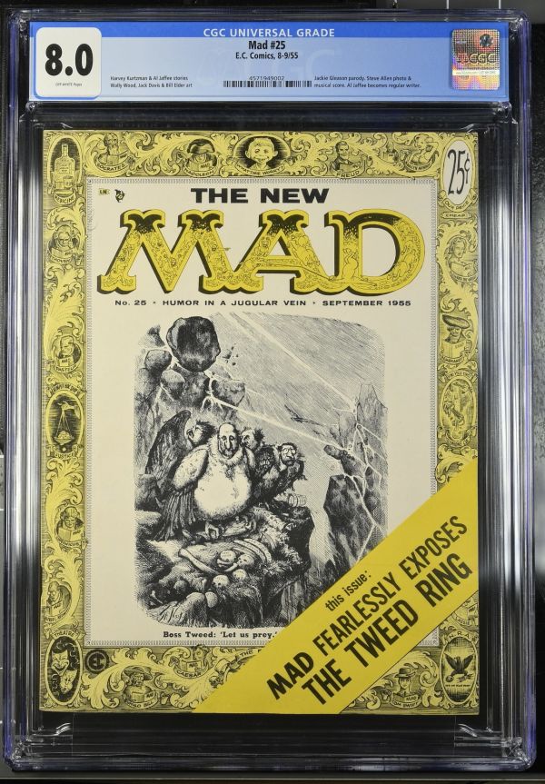 Image for Mad #25 CGC 8.0