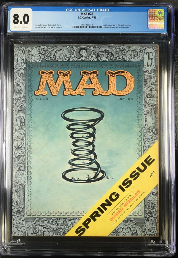Image for Mad #28 CGC 8.0