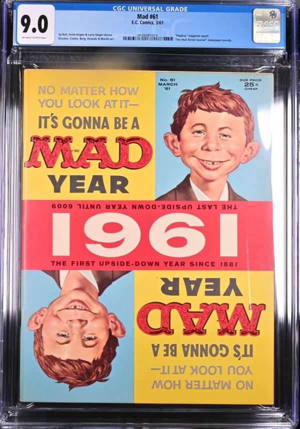 Image for Mad #61 CGC 9.0