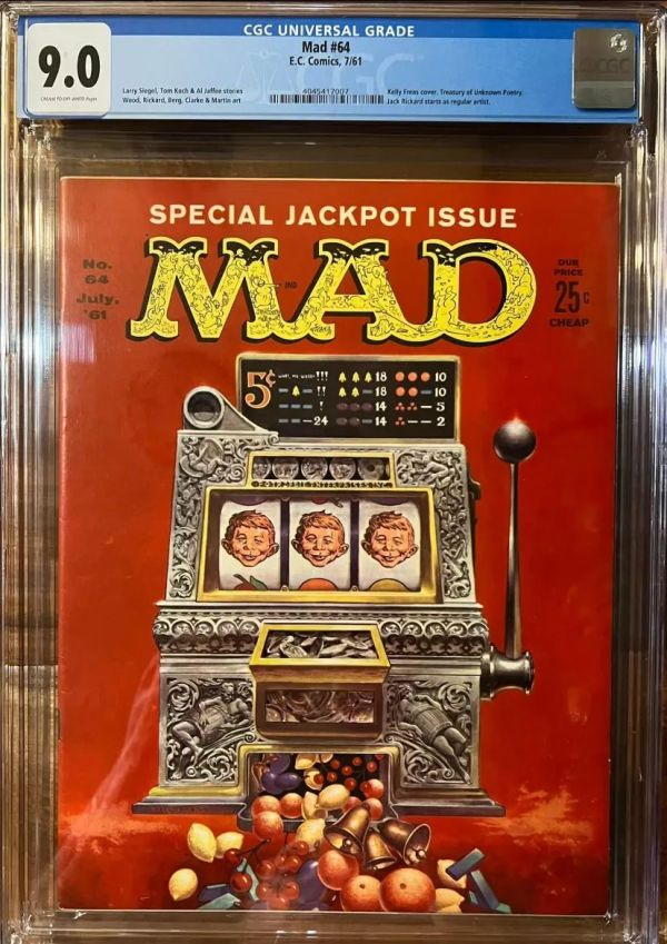 Image for Mad #64 CGC 9.0