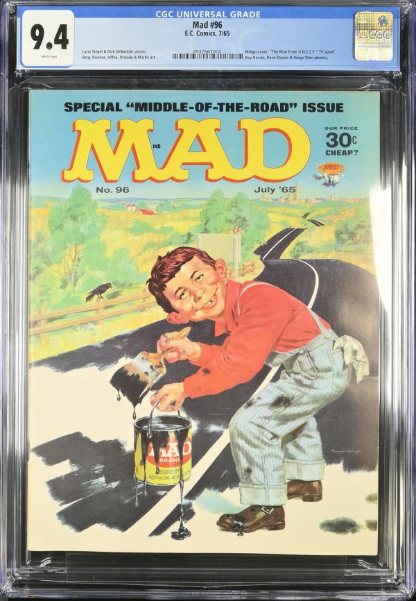 Image for Mad #96 CGC 9.4