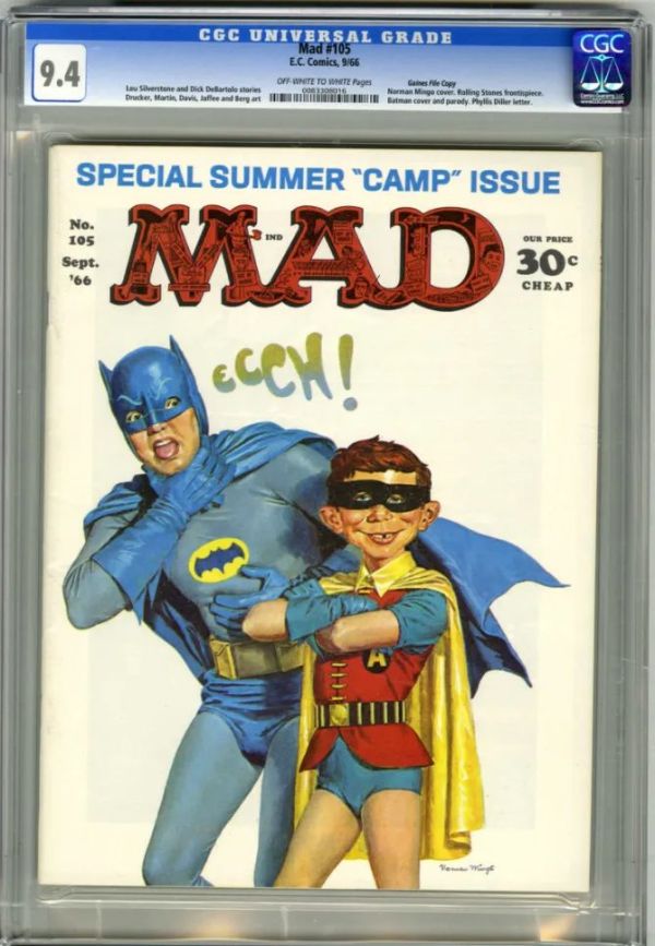 Image for Mad #105 CGC 9.4