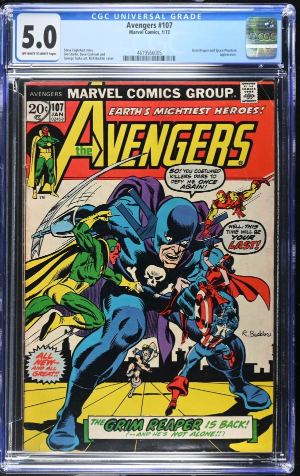 Image for Avengers #107 CGC 5.0