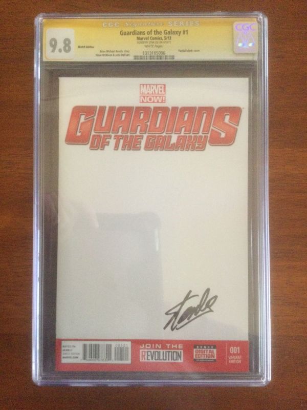 Image for Guardians of the Galaxy #1 Sketch Edition CGC 9.8
