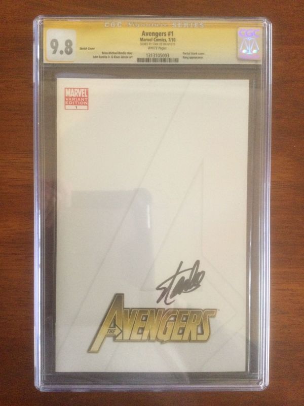Image for Avengers #1 Sketch Edition CGC 9.8