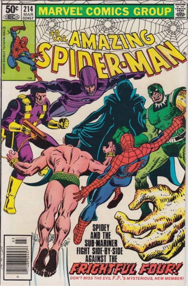 Image for The Amazing Spider-Man #214 Newsstand Edition (1981) VF/NM 9.0
