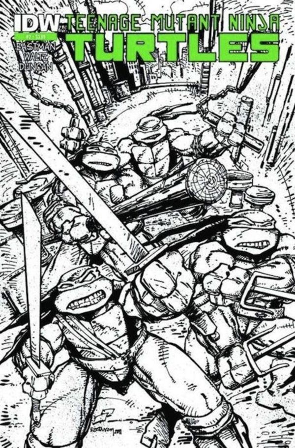 Image for Teenage Mutant Ninja Turtles #2 Third Print Cover (2011) FN/VF 7.0