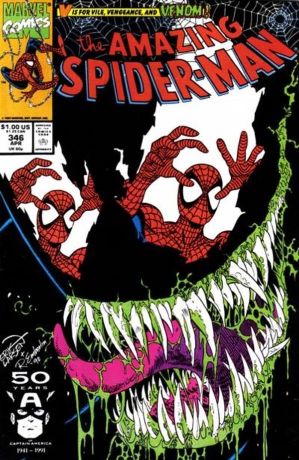 Image for The Amazing Spider-Man #346 Direct Edition (1991) NM- 9.2