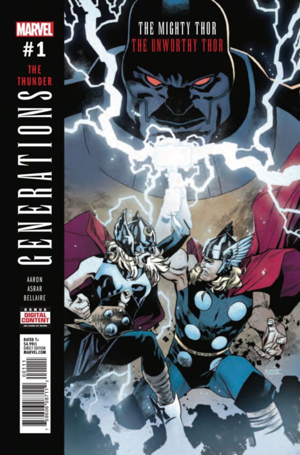 Image for Generations: The Unworthy Thor & The Mighty Thor (2017) NM+ 9.6