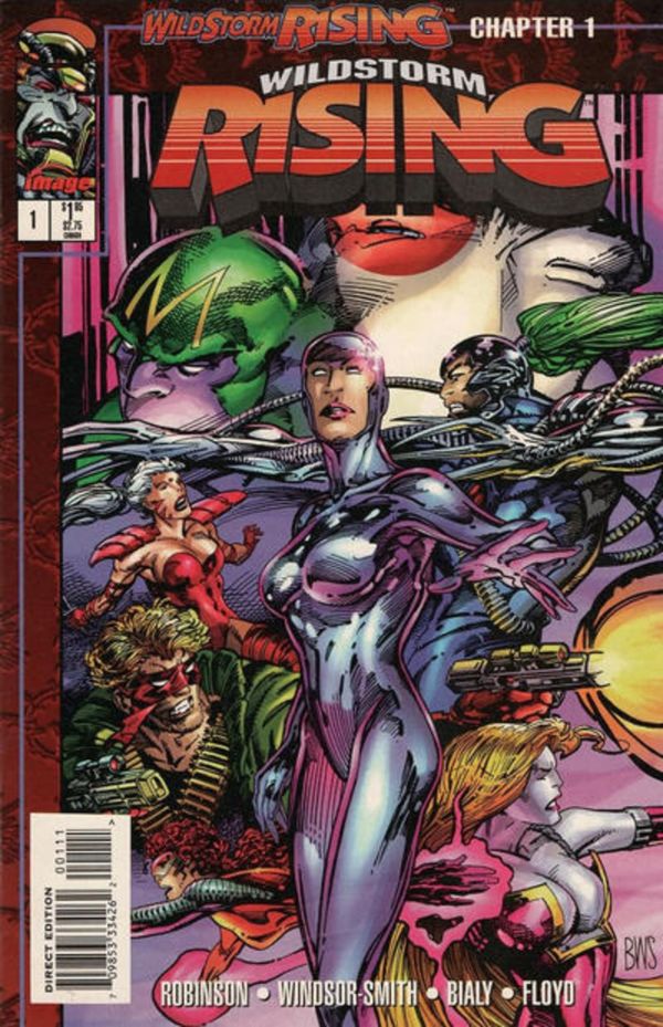 Image for Wildstorm Rising #1 Direct with UPC Box Variant (2025) NM- 9.2