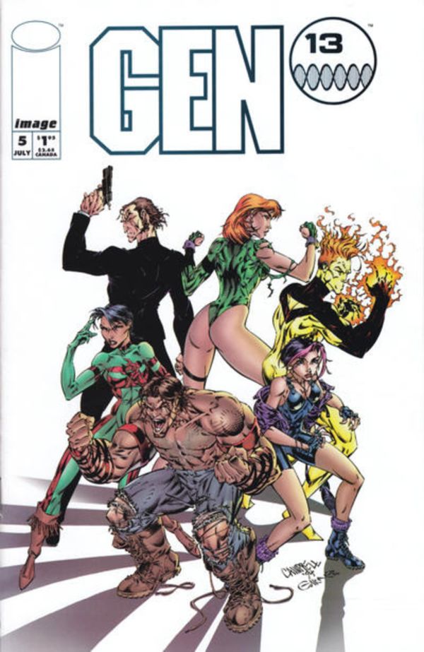 Image for Gen 13 #5 white cover (1994) NM- 9.2
