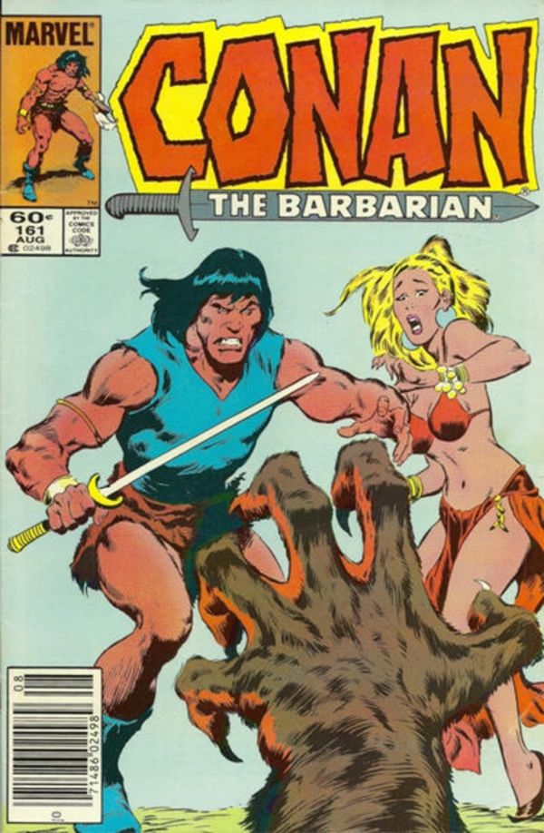 Image for Conan the Barbarian #161 Newsstand Edition (1984) VF/NM 9.0