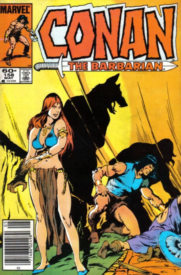 Image for Conan the Barbarian #158 Newsstand Edition (1984) VF/NM 9.0