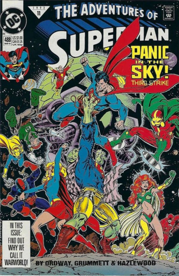 Image for Adventures of Superman #488 Direct Edition (1992) NM- 9.2