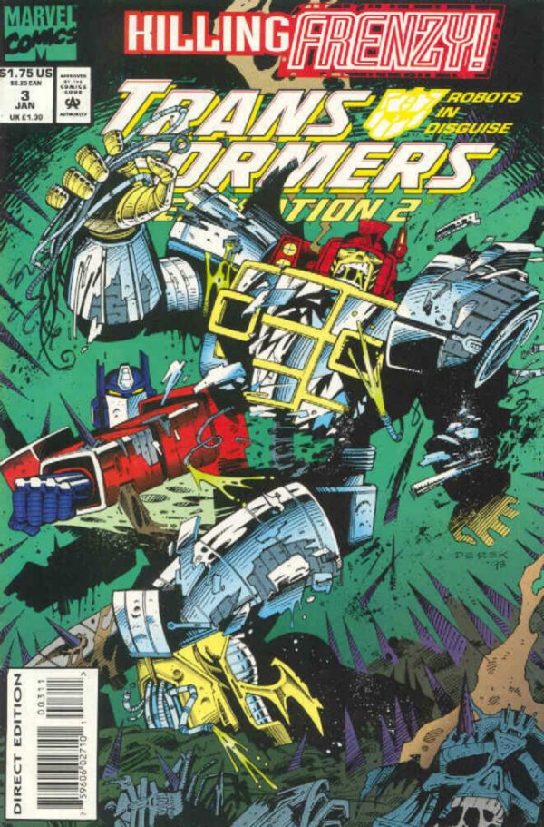Image for Transformers: Generation 2 #3 (1994) NM- 9.2