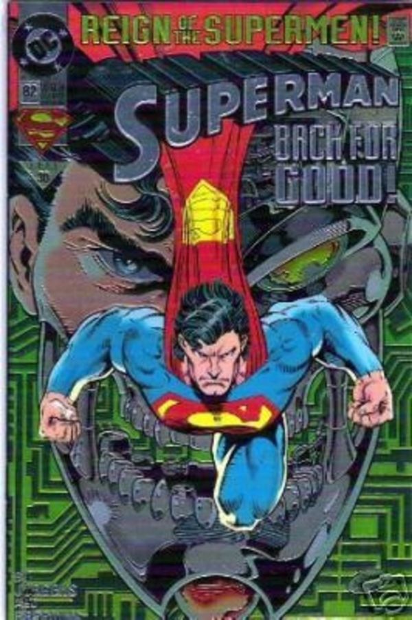 Image for Superman #82 Chromium Cover (1993) NM- 9.2