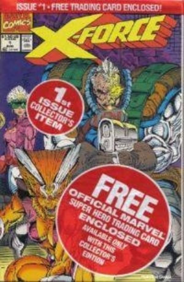 Image for X-Force #1 Bagged Variant (1991) NM- 9.2