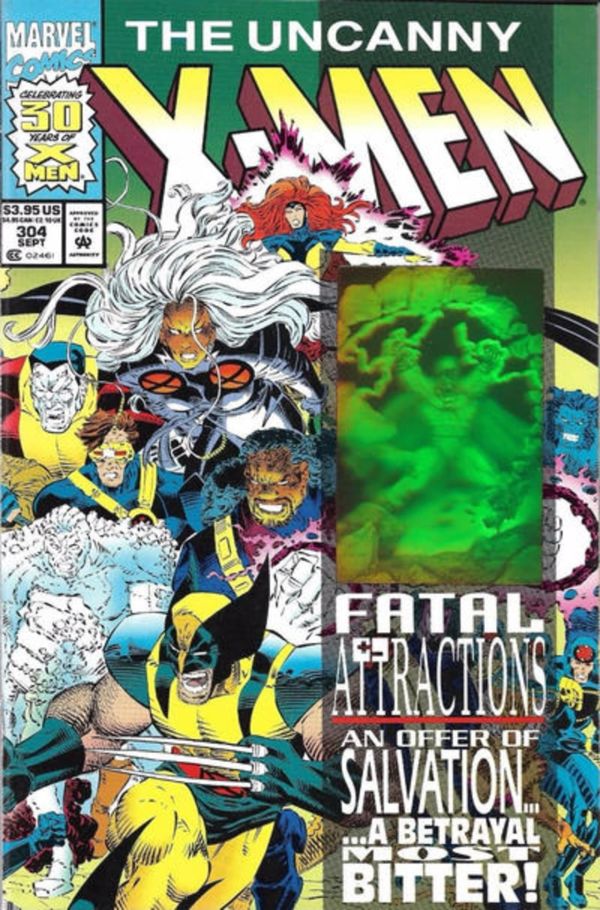 Image for The Uncanny X-Men #304 Newsstand Edition (1993) NM- 9.2