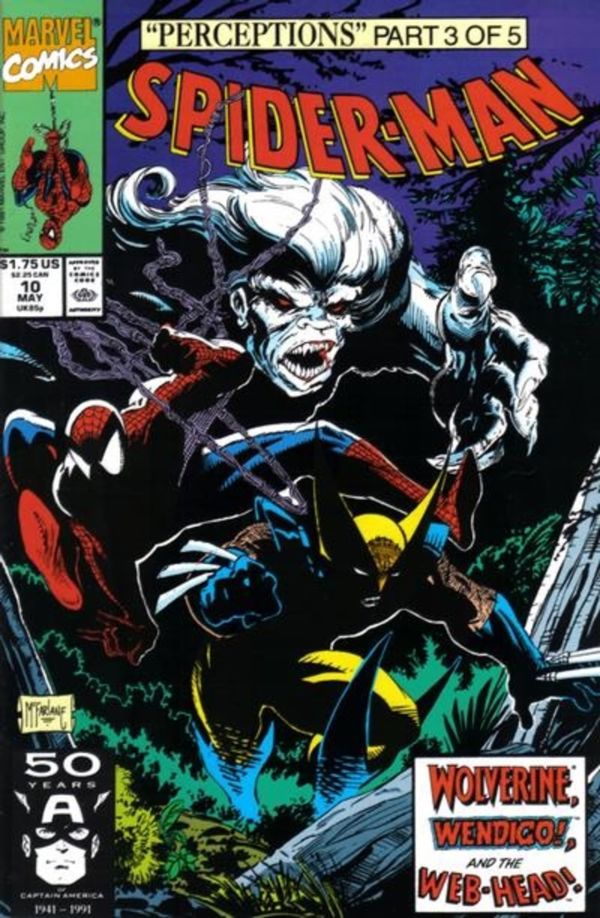 Image for Spider-Man #10 Direct Edition (1991) NM- 9.2