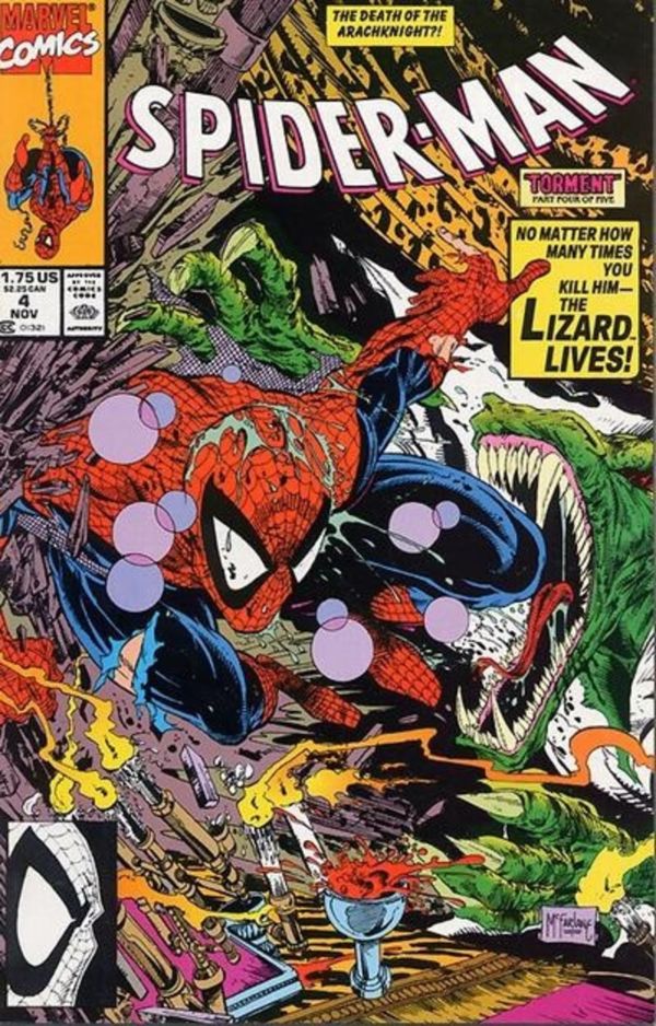 Image for Spider-Man #4 Direct Edition (1990) NM- 9.2
