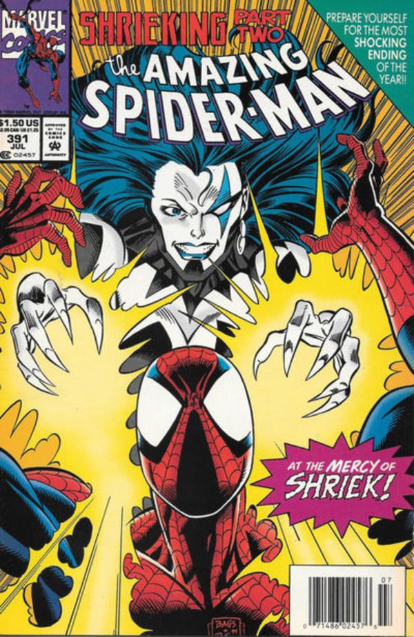 Image for The Amazing Spider-Man #391 Newsstand Edition (1994) NM- 9.2