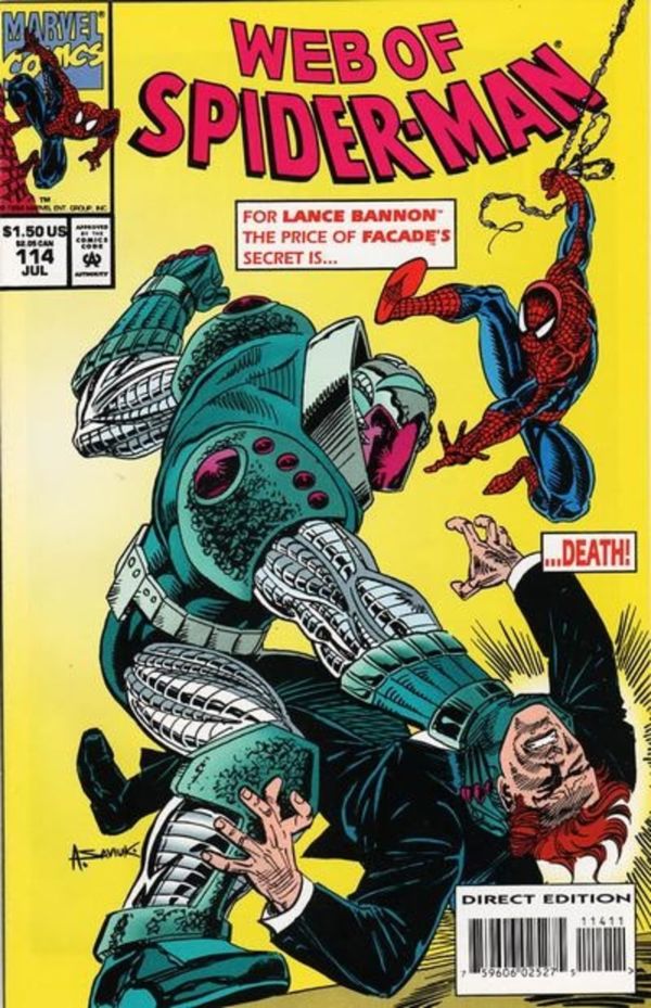 Image for Web of Spider-Man #114 Direct Edition (1994) NM- 9.2