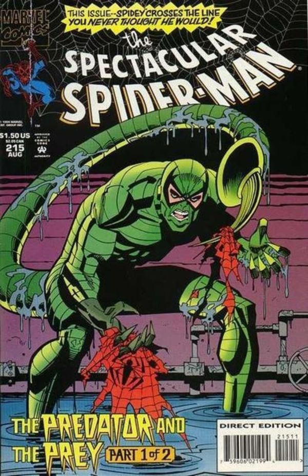 Image for The Spectacular Spider-Man #215 (1994) NM- 9.2