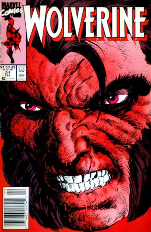 Image for Wolverine #21 Newsstand Edition (1990) NM- 9.2