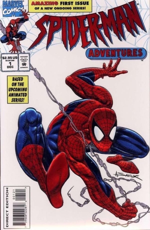 Image for Spider-Man Adventures #1 Direct Edition - Embossed Foil Cover (1994) NM 9.4