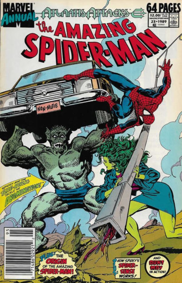 Image for The Amazing Spider-Man Annual #23 Newsstand Edition (1989) VF/NM 9.0