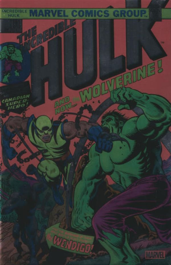 Image for Incredible Hulk #181: Facsimile Edition Chrome Variant (2019) NM+ 9.6