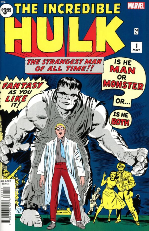 Image for Incredible Hulk No. 1 Facsimile Edition (2019) GD/VG 3.0