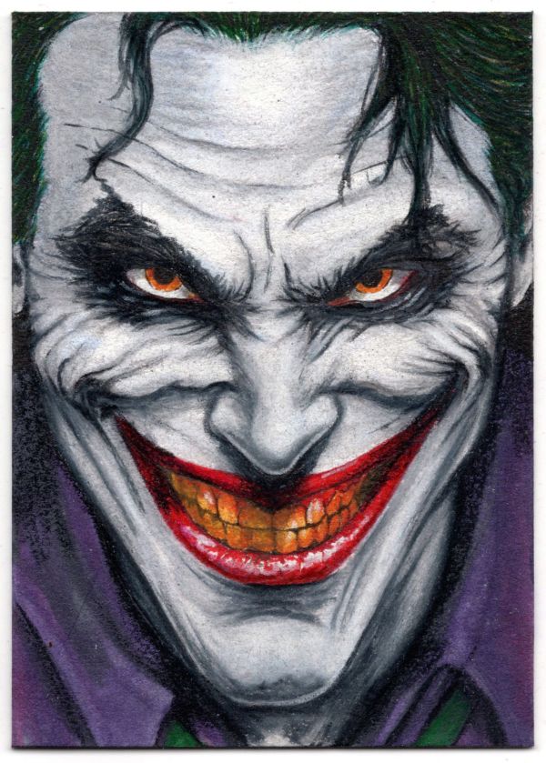 Image for Joker Close-Up Sketch Crad