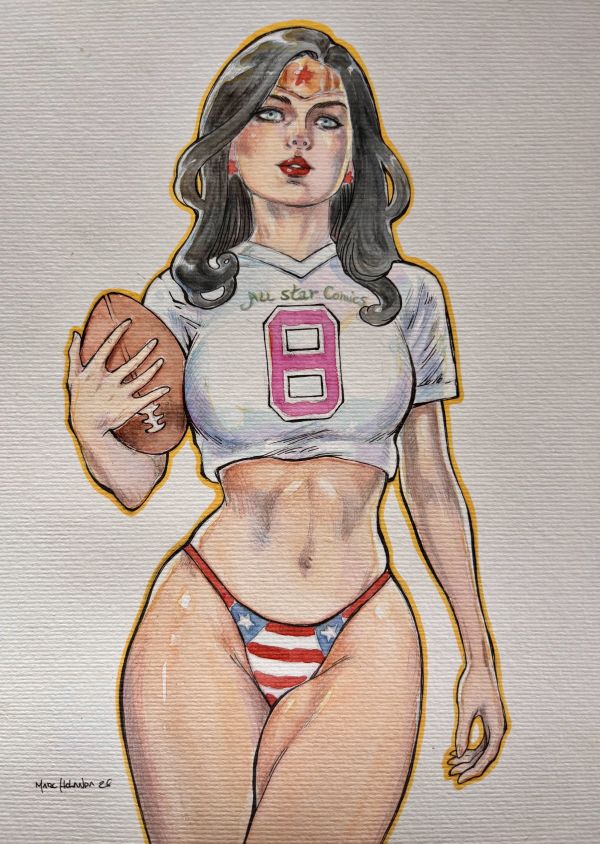 Image for Wonder Woman Pin Up 9x12